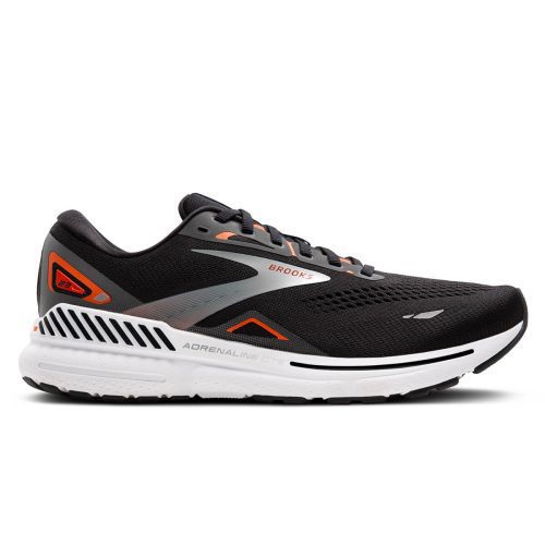 Brooks Adrenaline GTS 23 Mens | Black/mandarin Red