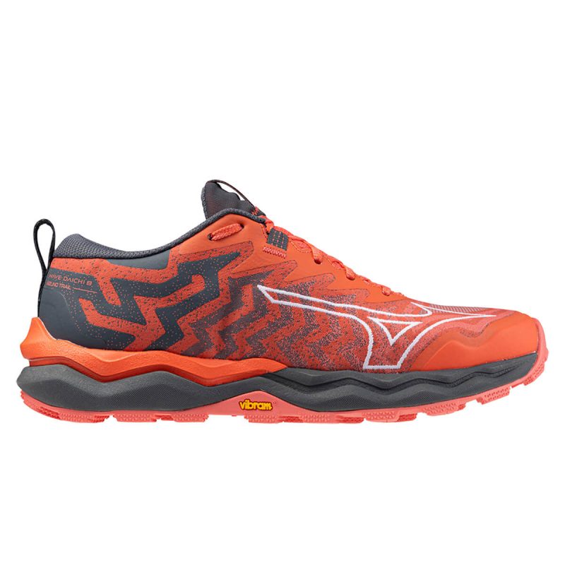 Mizuno Wave Daichi 8 Womens Trail shoes Hot Coral